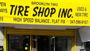 TIRE SHOP, NEW & USED TIRES.