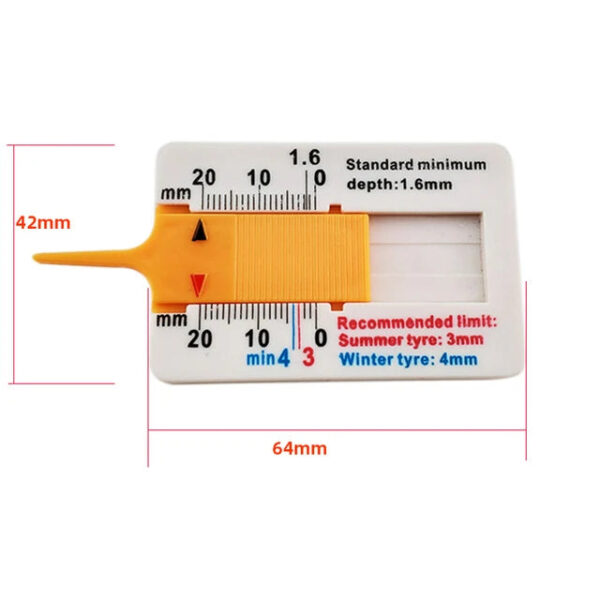 Digital Tread Depth Gauge For Car Tyre Tire Meter Thickness Gauges Automobile Tire Wear Detection Measuring Tools Depth Caliper - Image 13