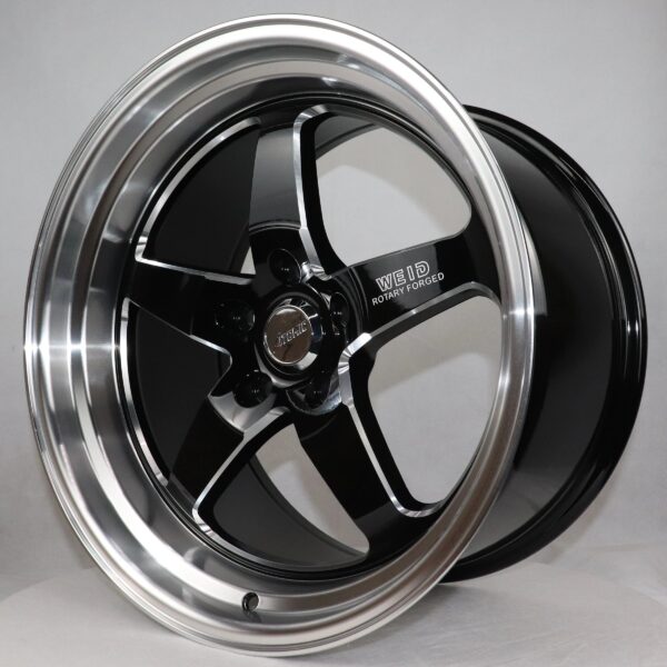 1PC 17 inch alloy wheels 18 inch black rims 5 holes 5x114.3 passenger car wheel rims - Image 3