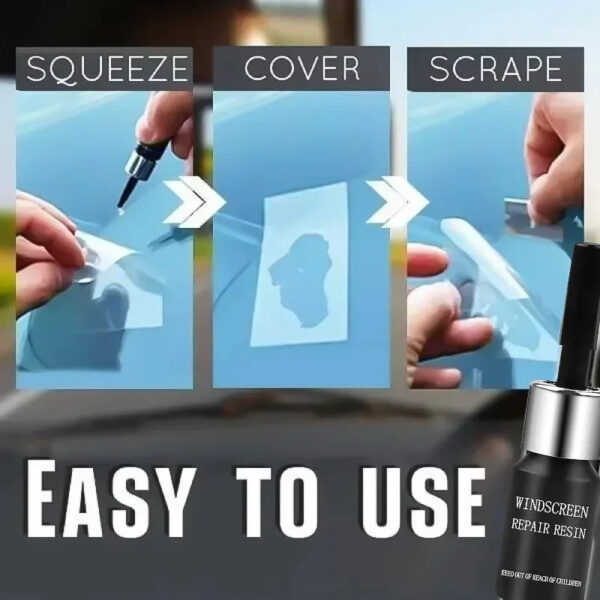 Car window crack repair kit, scratch removal, car, truck, motorcycles, broken repair, windshield, crack recovery kit - Image 11