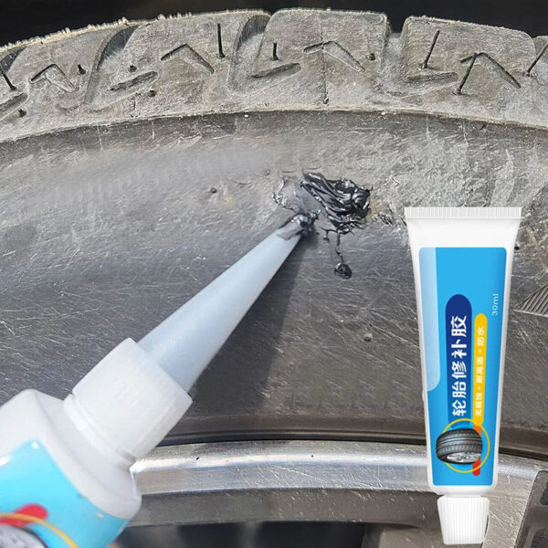 1/2Pcs Tire Repair Black  Glue Liquid Strong Rubber Wear-resistant Non-corrosive Adhesive Instant Bond Leather - Image 2