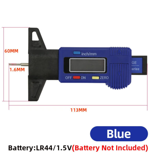 Digital Car Tyre Tire Tread Depth Gauge Thickness Gauges Monitoring System Depth Caliper Auto Tire Wear Detection Measuring Tool - Image 14
