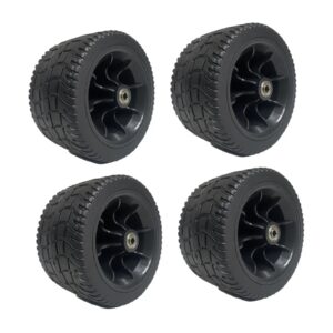 7" Wheelbarrow Tire Cart Replace Wheelbarrow Wheel for Indoor Beach Outdoor