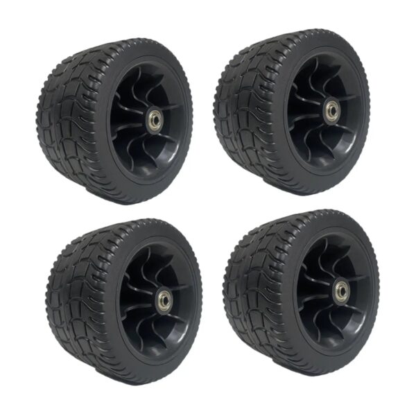 7" Wheelbarrow Tire Cart Replace Wheelbarrow Wheel for Indoor Beach Outdoor