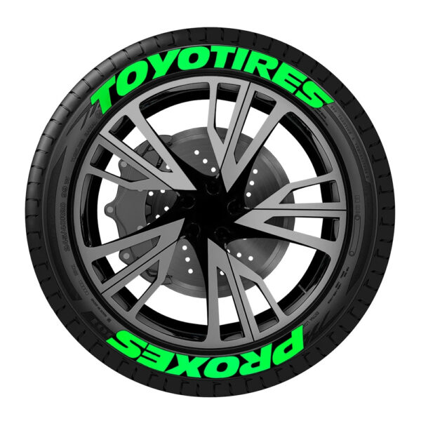 8Pcs/Lot Car Tire Wheel Lettering Car Tuning Universal 3D Permanent PVC Joined Tire Decoration Stickers Letters for Motorcycle - Image 7