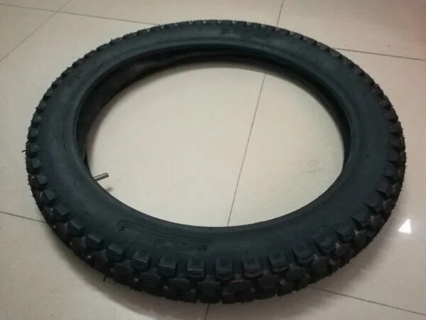 3.00-18  Rear Motorcycle Wheel Rim Tire Tyre With Inner Tube - Image 3