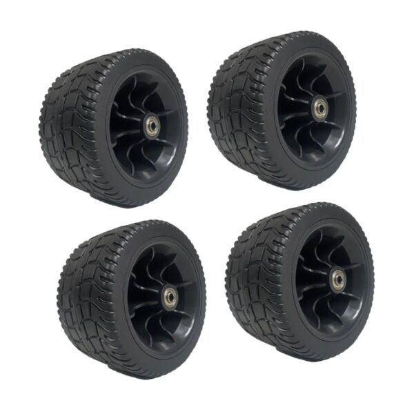 7" Wheelbarrow Tire Cart Replace Wheelbarrow Wheel for Indoor Beach Outdoor - Image 3