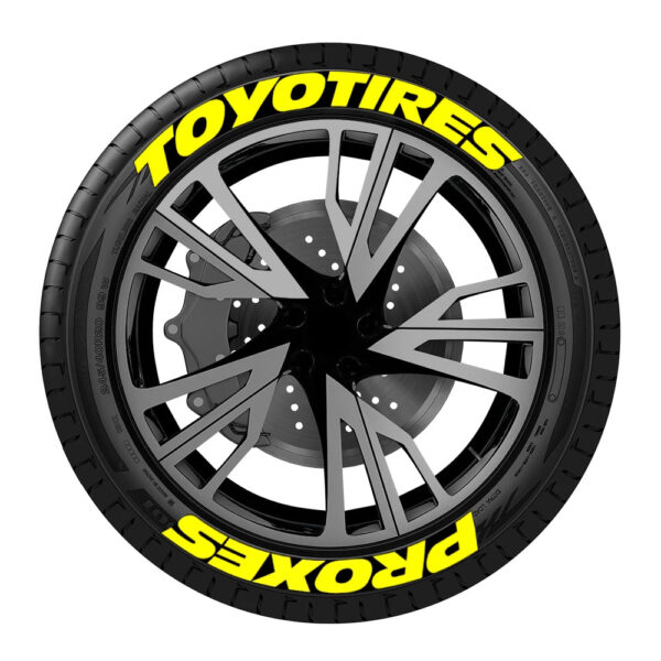 8Pcs/Lot Car Tire Wheel Lettering Car Tuning Universal 3D Permanent PVC Joined Tire Decoration Stickers Letters for Motorcycle - Image 9
