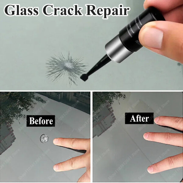 Car window crack repair kit, scratch removal, car, truck, motorcycles, broken repair, windshield, crack recovery kit - Image 6