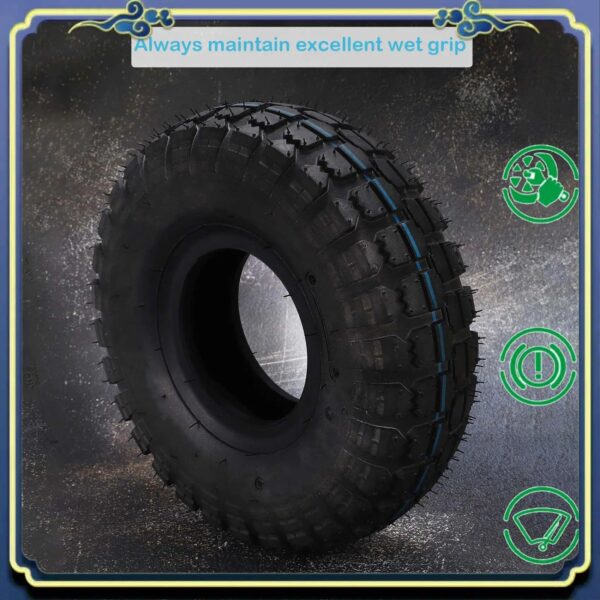 AU16-4.10/3.50-4 410/350-4 ATV Quad Go Kart 47Cc 49Cc Chunky 4.10-4 Tire Inner Tube Fit All Models 3.50-4 4 Inch Tire - Image 4