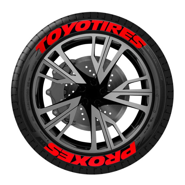 8Pcs/Lot Car Tire Wheel Lettering Car Tuning Universal 3D Permanent PVC Joined Tire Decoration Stickers Letters for Motorcycle - Image 8