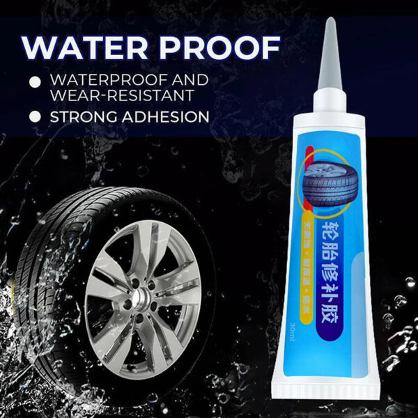 1/2Pcs Tire Repair Black  Glue Liquid Strong Rubber Wear-resistant Non-corrosive Adhesive Instant Bond Leather - Image 3
