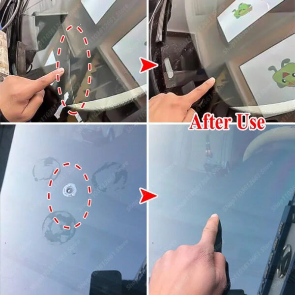 Car window crack repair kit, scratch removal, car, truck, motorcycles, broken repair, windshield, crack recovery kit - Image 9