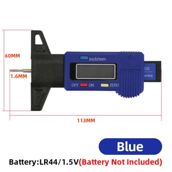 Digital Tread Depth Gauge For Car Tyre Tire Meter Thickness Gauges Automobile Tire Wear Detection Measuring Tools Depth Caliper - Image 19