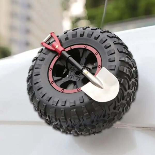 Kawaii Tire 3D Sticker Car Body Cute DecorationsAuto Exterior Mini Shovel Spare Tire Sticker Trunk Car Supplies Novelty - Image 3