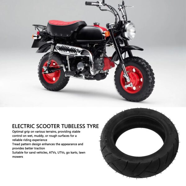 90/65‑8 Front Wheel Tubeless Tire Wear Resistant Rubber Electric Scooter Replacement Tyre For Electric Scooter For Z50 Monkey - Image 3