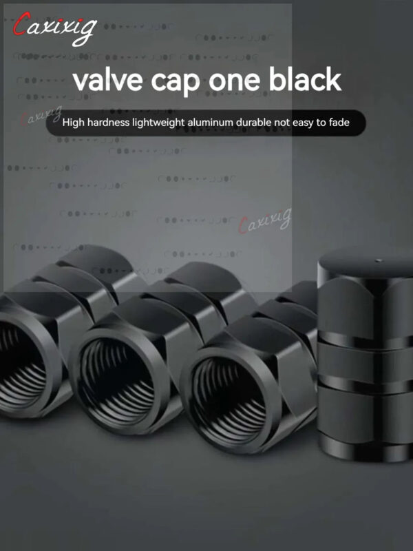 Aluminum Alloy Car Wheel Tire Valve Caps Tyre Rim Stem Covers Airdust Waterproof  For Automobiles Motorcycles Trucks Bikes
