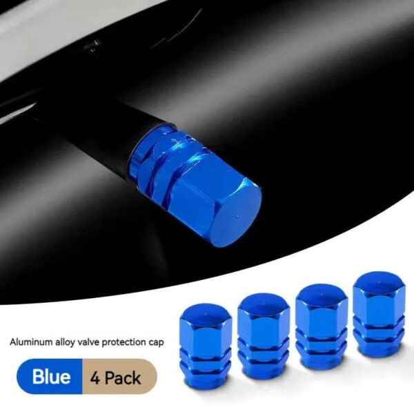 Aluminum Alloy Car Wheel Tire Valve Caps Tyre Rim Stem Covers Airdust Waterproof  For Automobiles Motorcycles Trucks Bikes - Image 10