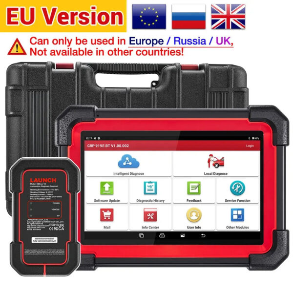 2025 Latest LAUNCH X431 CRP919E BT DBScar VII Car Diagnostic Tools CAN FD DOIP All System 31+ Reset ECU Coding Auto OBD2 Scanner - Image 7