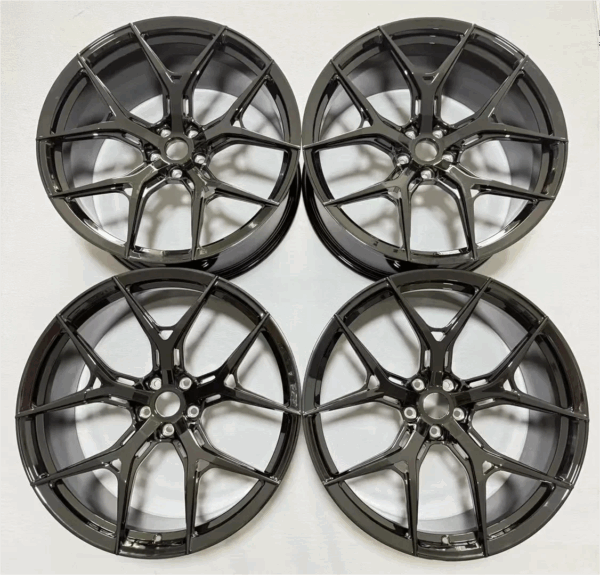 SS Forged 5X112 5X120 Black Finish Car Wheels For BMW M3 E36 E90 E92 M4 F32 M5 F10 G30 E60 18 19 20 21 22 Inch Custom Rims - Image 4