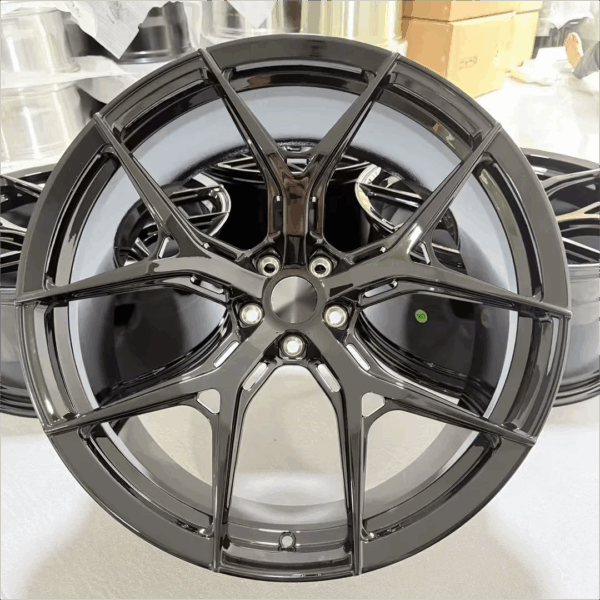 SS Forged 5X112 5X120 Black Finish Car Wheels For BMW M3 E36 E90 E92 M4 F32 M5 F10 G30 E60 18 19 20 21 22 Inch Custom Rims - Image 2