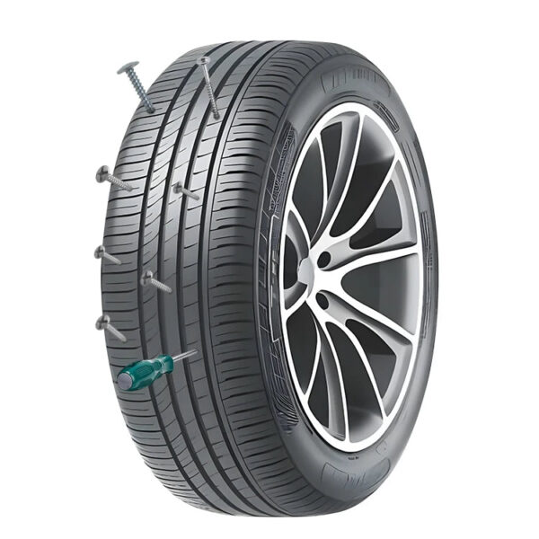 R16 Passenger Auto Custom Car Wheels Tires 16 17 Inch Tire For Car Self Healing Sealing Puncture Proof Car Safety Tire For Sale - Image 2