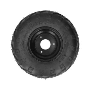 145/70-6 Wheel 6in Rim Steel Alloy ATVs Tubeless Tire Universal Rubber Flexible for go kart UTV Quad Bike 4 Wheelers