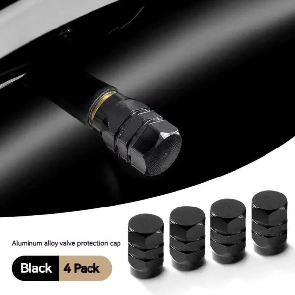 Aluminum Alloy Car Wheel Tire Valve Caps Tyre Rim Stem Covers Airdust Waterproof  For Automobiles Motorcycles Trucks Bikes - Image 9