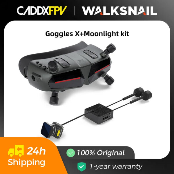 CADDXFPV Walksnail Avatar HD Goggles X 5.8GHz Steadyview Receiver Head Tracker 1920*1080 FPV Goggles Video Glasses for RC Drone - Image 18