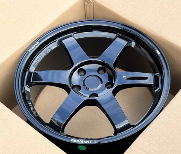 Flow Forming Casting 5x120 5x114.3 18 Inch Volk Racing Te37 For Tesla Model 3 Jdm Car Wheels Bronze High-Performance Stylaing - Image 3