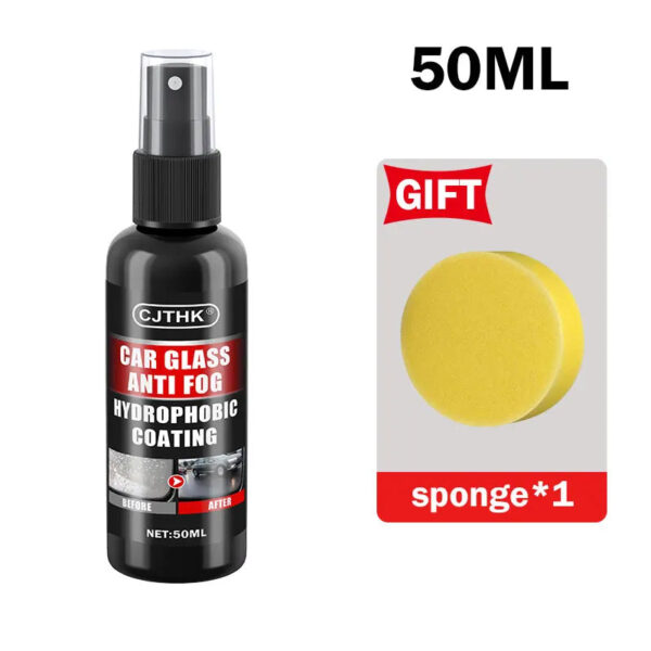 Car Glass Anti-rain Water Spray Repellent Nano Coating Hydrophobic Waterproof Agent Oil Film Removing Auto Glass Film Agent - Image 16
