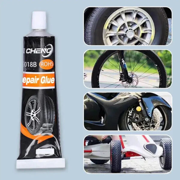 Tire Repair Glue Waterproof & High Temperature Resistant Black Sealing Waterproof And High-Temperature Resistant Repair Adhesive - Image 6