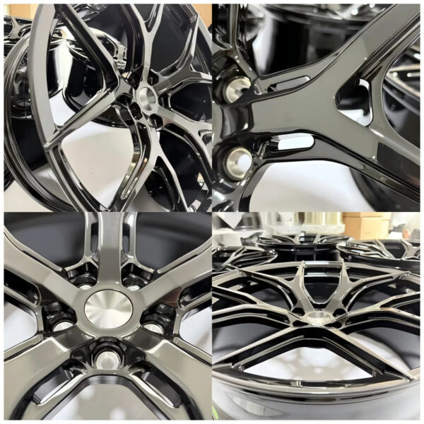 SS Forged 5X112 5X120 Black Finish Car Wheels For BMW M3 E36 E90 E92 M4 F32 M5 F10 G30 E60 18 19 20 21 22 Inch Custom Rims - Image 3