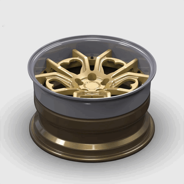 Custom Passenger Car Forged Wheels Car Wheel Rim OEM Heart Shaped Alloy Aluminum Customized Lightweight - Image 4