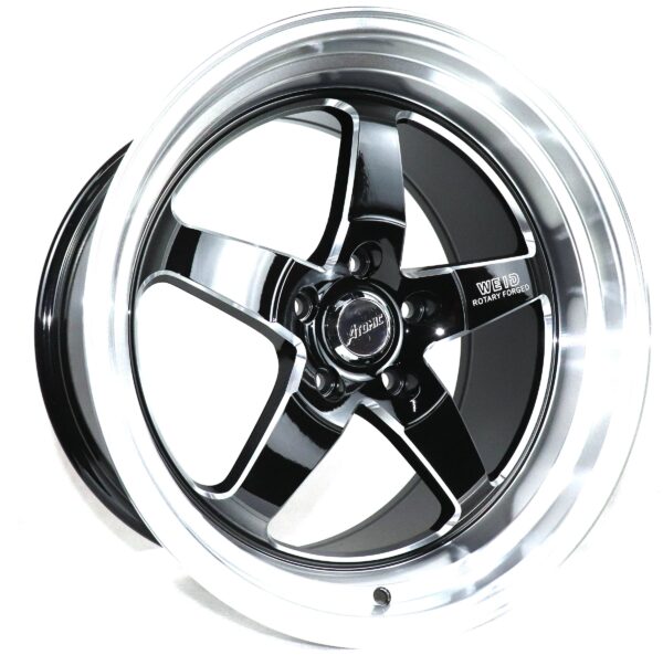 1PC 17 inch alloy wheels 18 inch black rims 5 holes 5x114.3 passenger car wheel rims