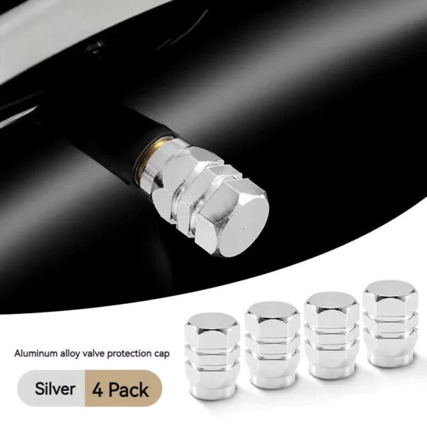Aluminum Alloy Car Wheel Tire Valve Caps Tyre Rim Stem Covers Airdust Waterproof  For Automobiles Motorcycles Trucks Bikes - Image 8