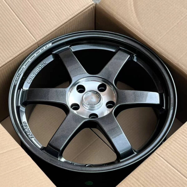 Flow Forming Casting 5x120 5x114.3 18 Inch Volk Racing Te37 For Tesla Model 3 Jdm Car Wheels Bronze High-Performance Stylaing - Image 2