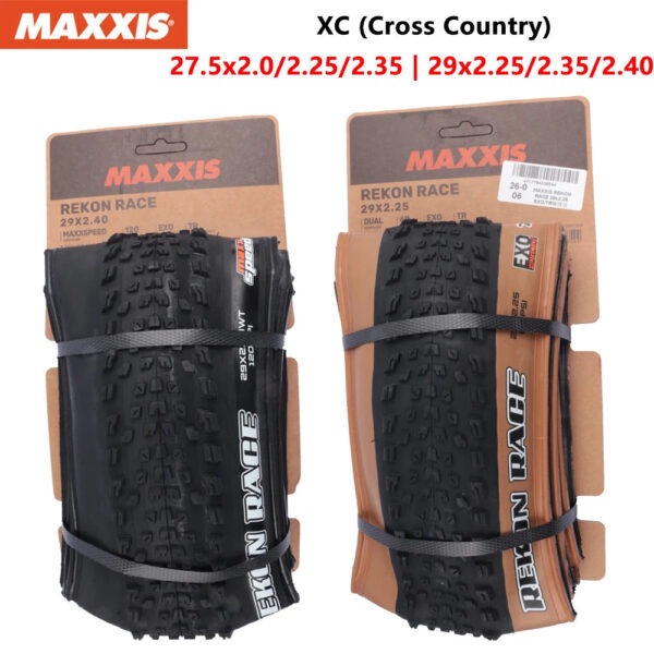 MAXXIS REKON RACE Original Mountain  Bicycle Tyre 29x2.25 29x2.35 29x2.4 Foldable Anti Puncture Tubeless XC Off-road Bike Tires