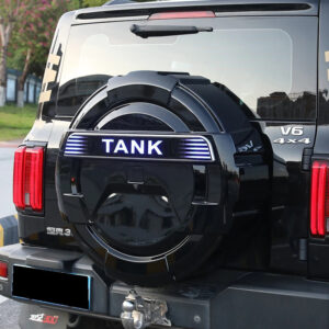 Tank 300 Mechanical Style Spare Tire Cover Rear Door Shell Modification Accessory for Vehicle