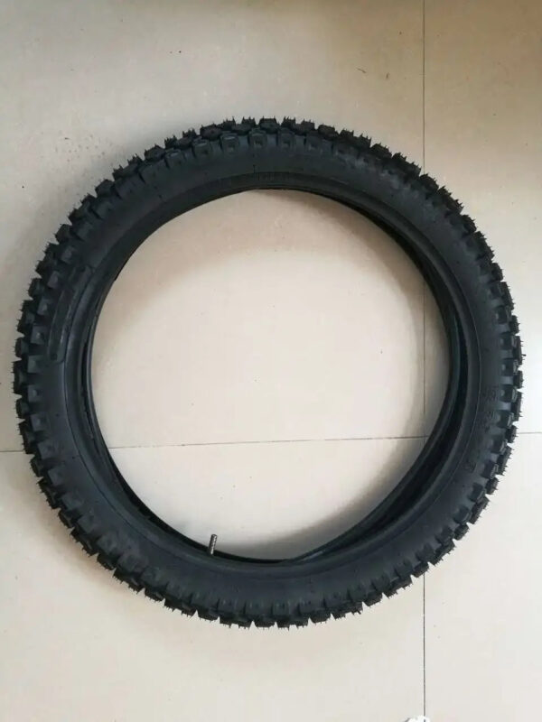 2.75-18  Front  Motorcycle Wheel Rim Tire Tyre with Inner Tube - Image 2