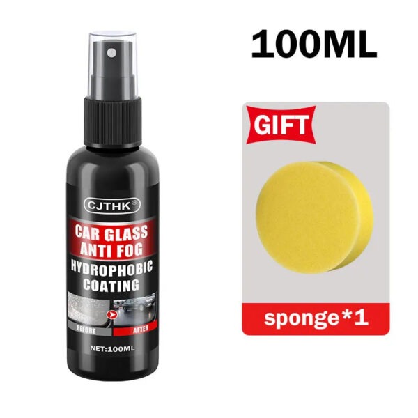 Car Glass Anti-rain Water Spray Repellent Nano Coating Hydrophobic Waterproof Agent Oil Film Removing Auto Glass Film Agent - Image 13