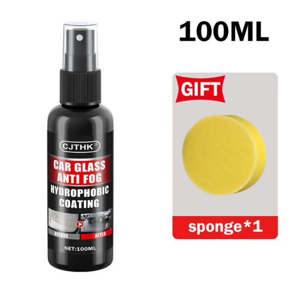 Car Glass Anti-rain Water Spray Repellent Nano Coating Hydrophobic Waterproof Agent Oil Film Removing Auto Glass Film Agent - Image 12
