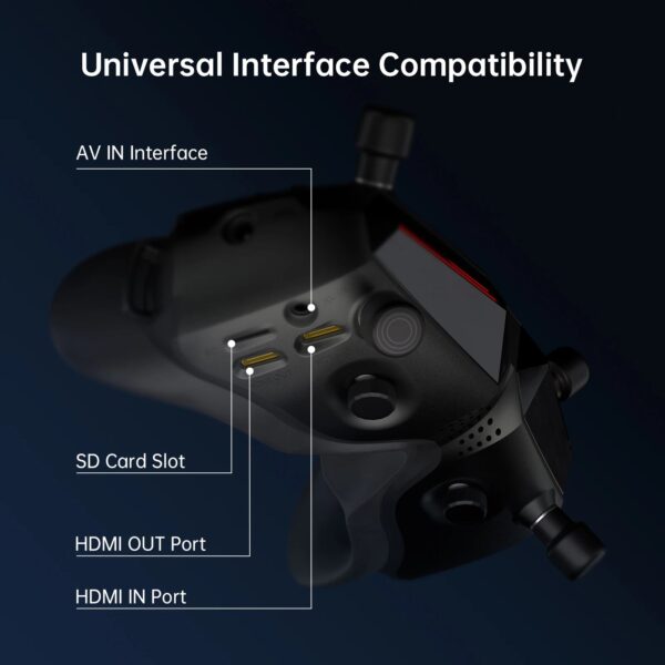CADDXFPV Walksnail Avatar HD Goggles X 5.8GHz Steadyview Receiver Head Tracker 1920*1080 FPV Goggles Video Glasses for RC Drone - Image 10