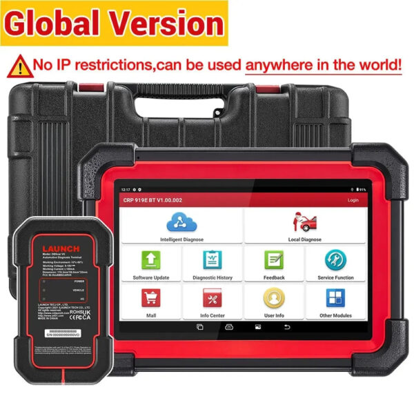 2025 Latest LAUNCH X431 CRP919E BT DBScar VII Car Diagnostic Tools CAN FD DOIP All System 31+ Reset ECU Coding Auto OBD2 Scanner - Image 8