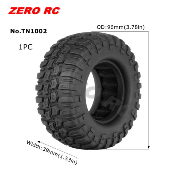 RC TRUCK 1.9" Rock Crawler Tires 90-117mm Tyre For 1/10 Off Road AXIAL SCX10 II III CAPRA TRAXXAS TRX-4 RGT MST RC4WD D90 WHEEL - Image 21