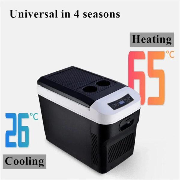 28L Car Mini Refrigerator For Outdoor Camping Car Electrical Appliances Cooler Heater Cooling & Warming 12/24V Car Refrigerators - Image 2