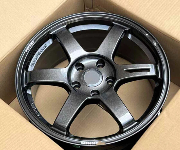 Flow Forming Casting 5x120 5x114.3 18 Inch Volk Racing Te37 For Tesla Model 3 Jdm Car Wheels Bronze High-Performance Stylaing - Image 5