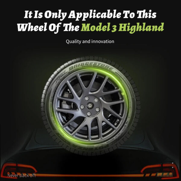 4PCS for Tesla Model3 Highland 2023-2025 18 Inch Sport Performance Wheel Cap Automobile Full Rim Cover Accessories Design - Image 3