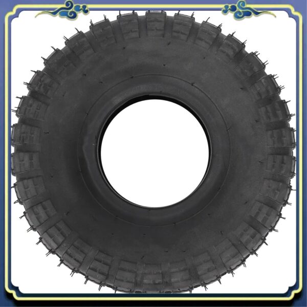 AU16-4.10/3.50-4 410/350-4 ATV Quad Go Kart 47Cc 49Cc Chunky 4.10-4 Tire Inner Tube Fit All Models 3.50-4 4 Inch Tire - Image 3