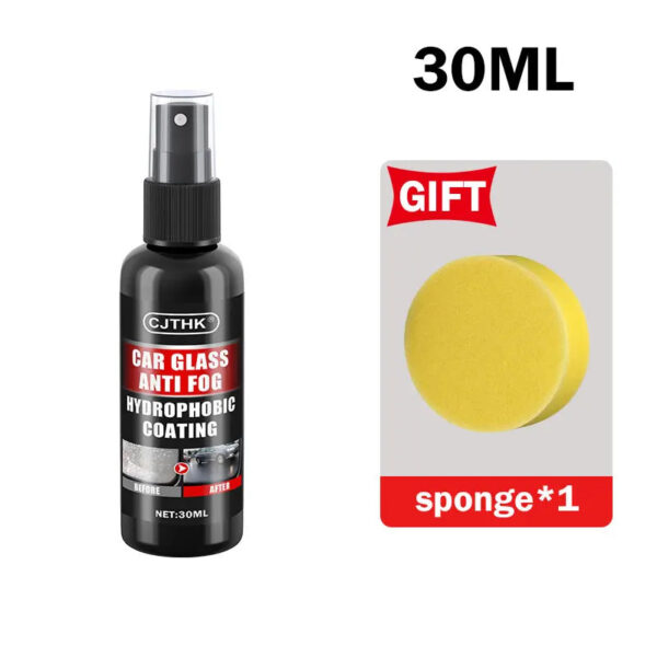 Car Glass Anti-rain Water Spray Repellent Nano Coating Hydrophobic Waterproof Agent Oil Film Removing Auto Glass Film Agent - Image 14